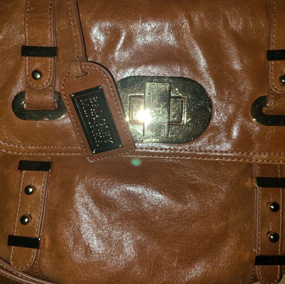 Badgley Mischka Turnlock Flap Shoulder Bag - Picture 6 of 12
